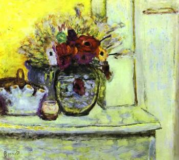 皮耶 勃納爾 Vase with Anemonies and Empty Vase 皮耶 勃納爾 Vase with Anemonies and Empty Vase